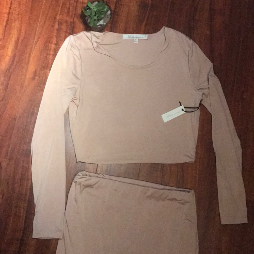 Lovers and Friends Crop Top Skirt Set